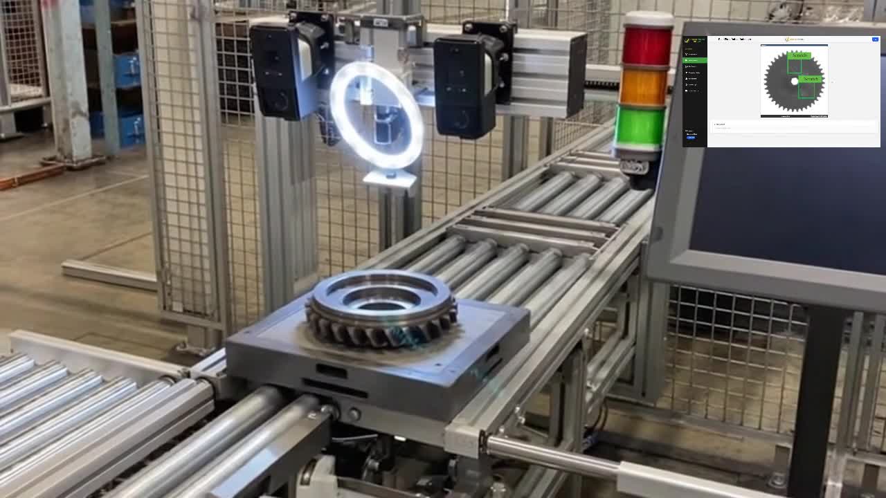 Surface defect inspection visual inspection scene