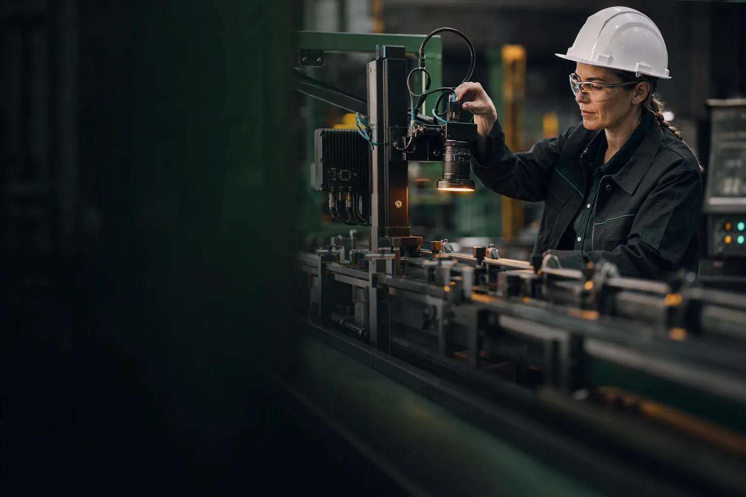 Manufacturing specialist working with plant-owned visual inspection